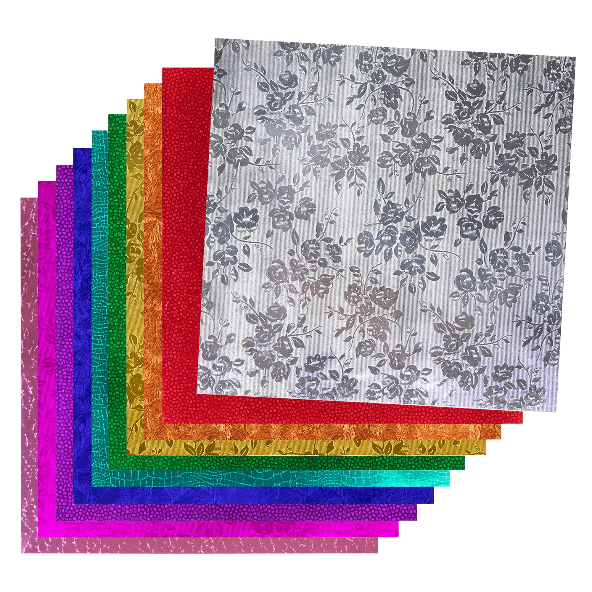 Amazon.com: Hygloss Embossed Metallic Foil Paper - 50 Sheets